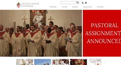 Desktop Screenshot of dioceseofspokane.org